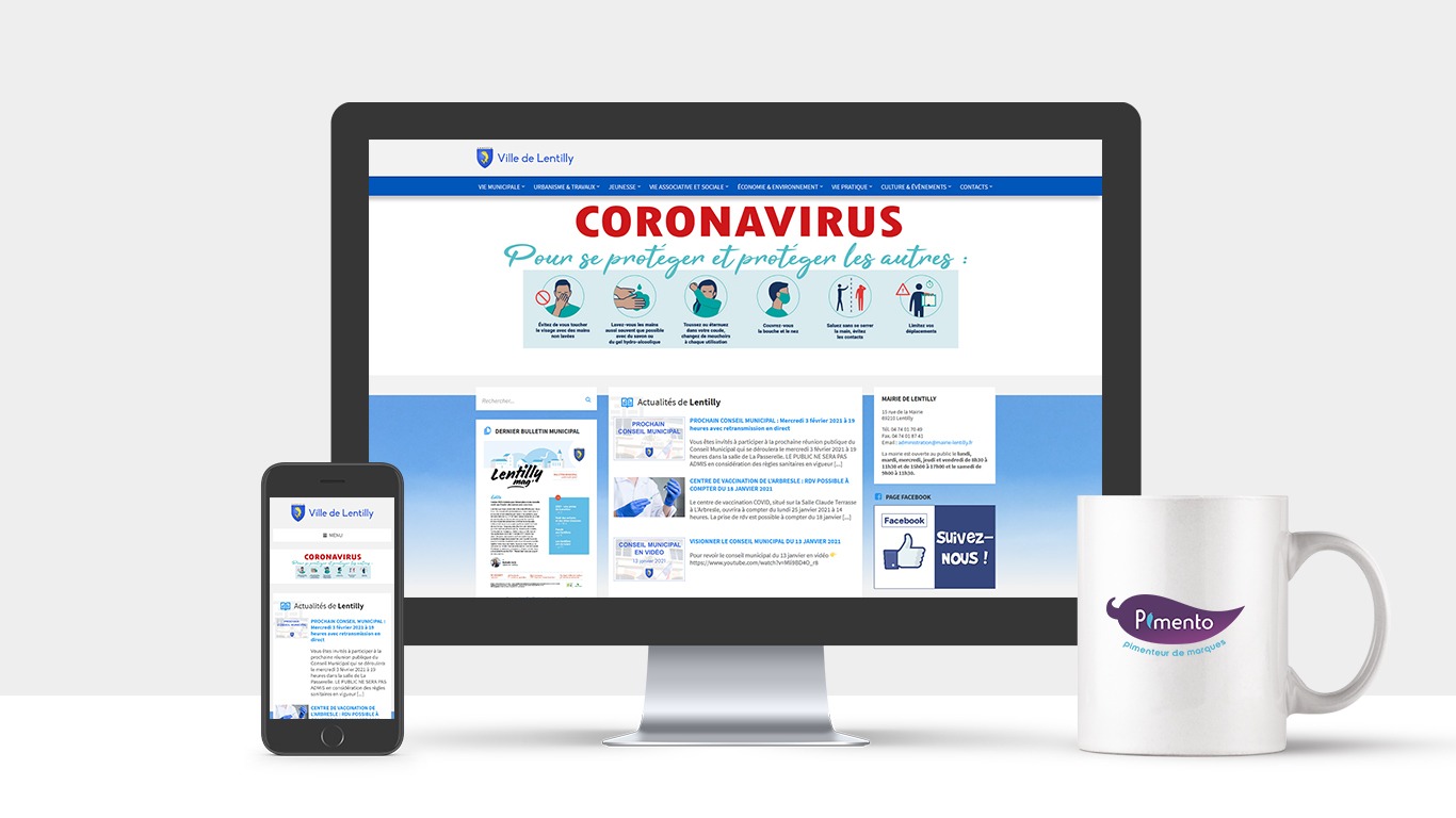 Site de la Mairie de Lentilly